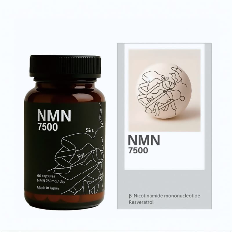 純国産NMN・純度99.9％以上 レスベラトロールも配合「NMN7500 60カプセル」